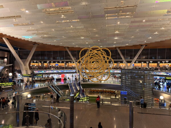 Doha's Hamad International Airport is considered one of the most impressive and luxurious aviation hubs in the world